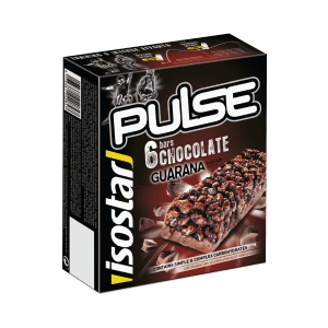 Isostar Pulse Hazelnut Chocolate Guarana bar 23g x 6